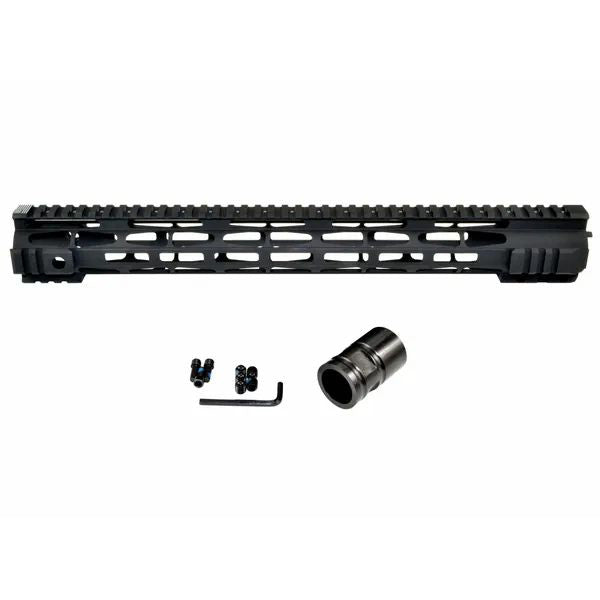 AR-10 / LR-308 .308 Dpms High Profile - M-lok Free Float Handguard Rail Mount With Steel Barrel Nut 10"/ 12.5"/ 15"/ 16.5"