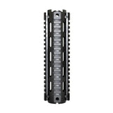 8.75" Mid Length 2 Piece Drop-in Quad Rail Handguard For Triangle End Cap, AR15 .223 - Aluminum - Black