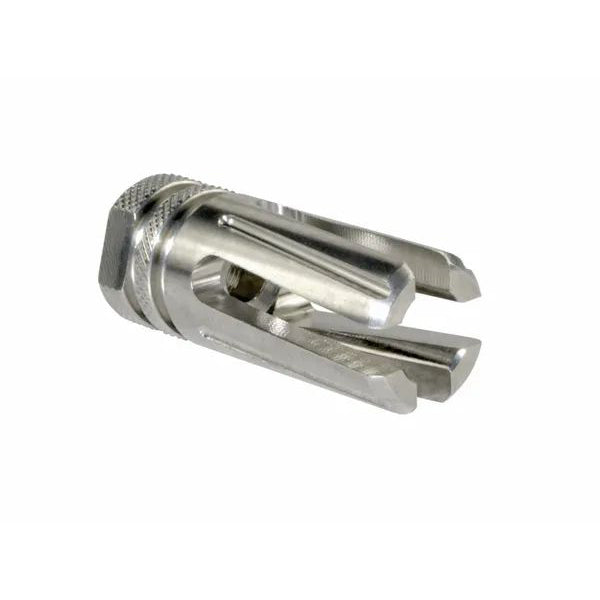 1/2x28 Muzzle Brake For AR-15, Stainless Steel