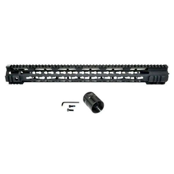 19.5" Presma AR-10 / LR-308 .308 19.5 Inch Free Float Handguard Rail Mount With Keymod - Fits Dmps Low Profile Uppers