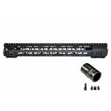 16.5" Presma AR-10 / LR-308 .308 16.5 Inch Free Float Handguard Rail Mount With Keymod - Fits Dmps Low Profile Uppers