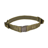 TACPOOL USA Tactical Nylon Duty Belt with 2 Removable Pouches, Black / Dark Earth