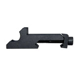 45 Degree Offset Picatinny Rail, Single Slot - Aluminum - Black