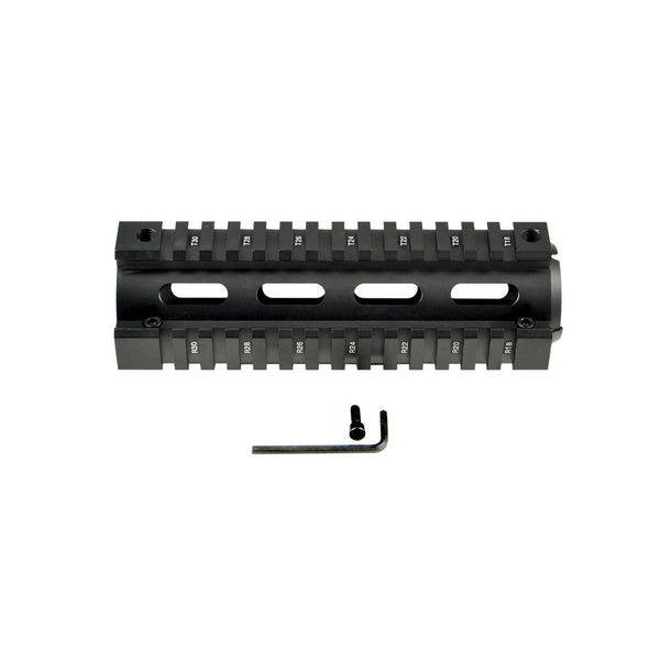 Carbine Length 2pc Drop In Handguard Quad Rail Mount for .223 / 5.56