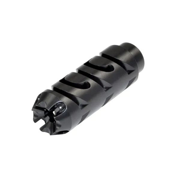 1/2x28 Muzzle Brake For AR-15, Steel, Black