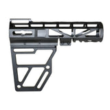 TACPOOL Super Light-Weighted Skeletonized AR Pistol Arm Brace, Anodized Aluminum