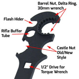 TACPOOL Multiple Function All-in-1 Wrench Tool for AR-15 Gunsmithing