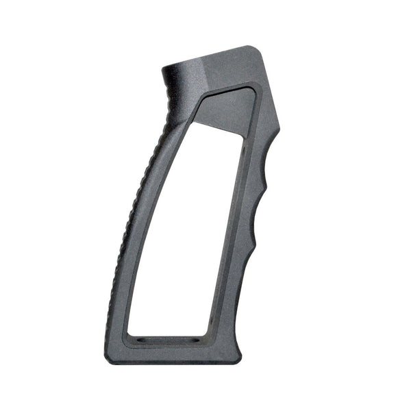 AR Skeletonized Rear Pistol Style Grip for AR's, Black Anodized Aluminum