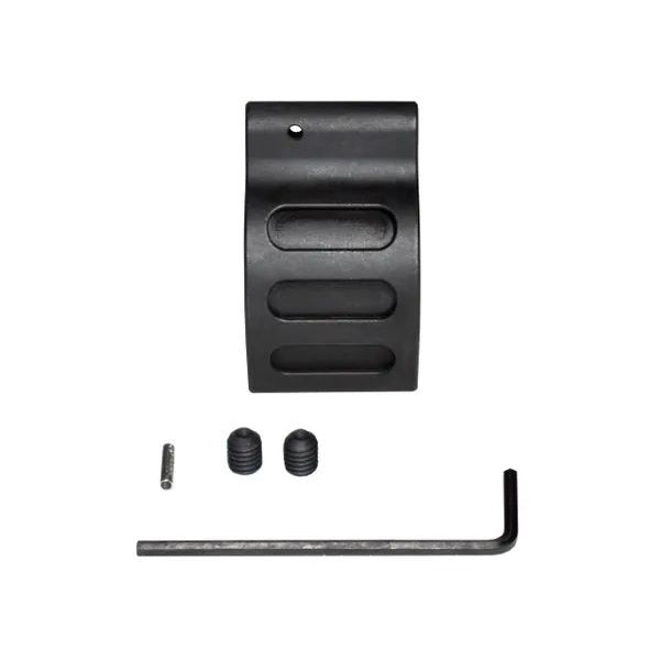 0.875" Low Profile Gas Block, Steel, Black