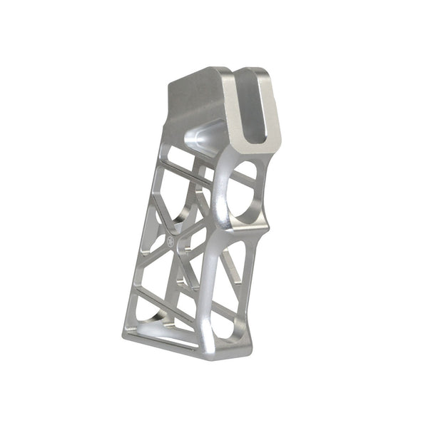 AR Lightweight Skeletonized Rear Pistol Style Grip, Black Anodized Aluminum