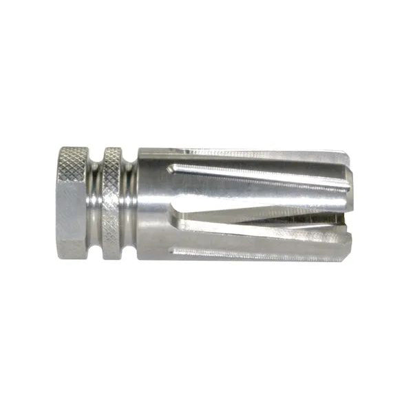 1/2x28 Muzzle Brake For AR-15, Stainless Steel