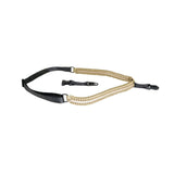 TACPOOL Tactical Strengthen Adjustable Single Point Sling Paracord Design, Black / Tan