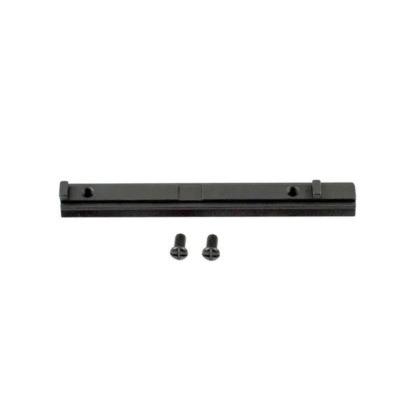 Stanag Picatinny Mount Adaptor, 16 Slot, 6 Inch 6", Aluminum, Black