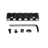 M-lok to Picatinny Adapter Rail Kit (black) For Mlok Handguard Rails - 1 X 5 Slot, 1 X 7 Slot, 1 X 9 Slot