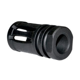1/2x28 Bird Cage Muzzle Brake For AR-15, Steel, Black