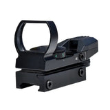 Kexuan Mini Reflex Red/green Dot Sight - 4 Reticle Patterns, Picatinny Mount