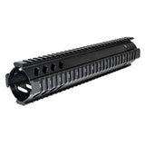12" Free Float Quad Rail Handguard Forend W/ Extended Top Rail For AR-15 .223/5.56- Picatinny