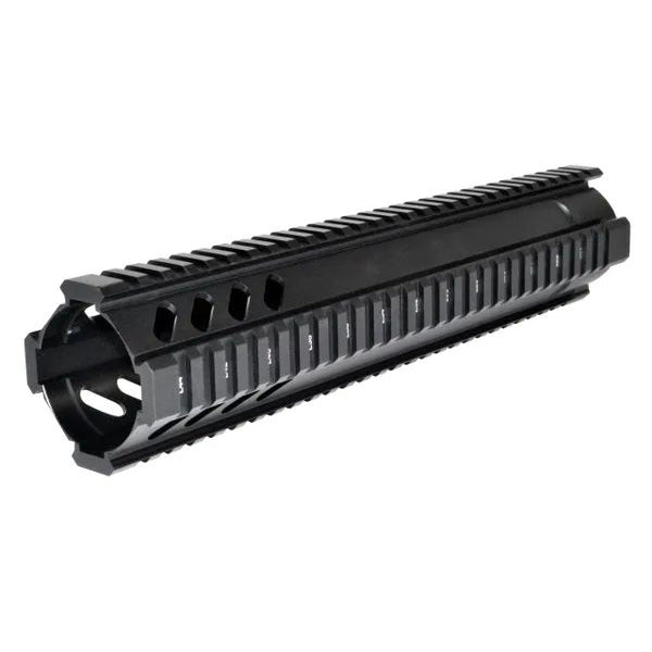 12" Free Float Quad Rail Handguard Forend W/ Extended Top Rail For AR-15 .223/5.56- Picatinny