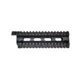 TACPOOL AR-15 Carbine Length 2 Piece Drop In Handguard Quad Rail with Extended Top Rail