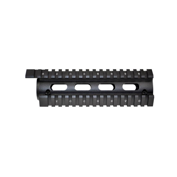 TACPOOL AR-15 Carbine Length 2 Piece Drop In Handguard Quad Rail with Extended Top Rail