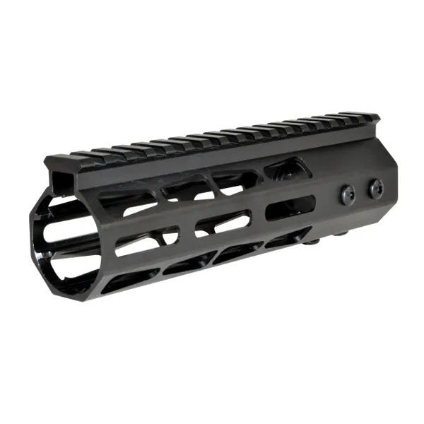 7"/ 10"/ 13"/ 15"/ 17"/ 19"  M-lok Free Float Handguard For AR-15, Id 1.44", 9oz, Fits 223 / 5.56, Black