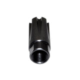 TACPOOL Competition Grade Muzzle Brake Recoil Compensator with Black Knurled Phosphate finish