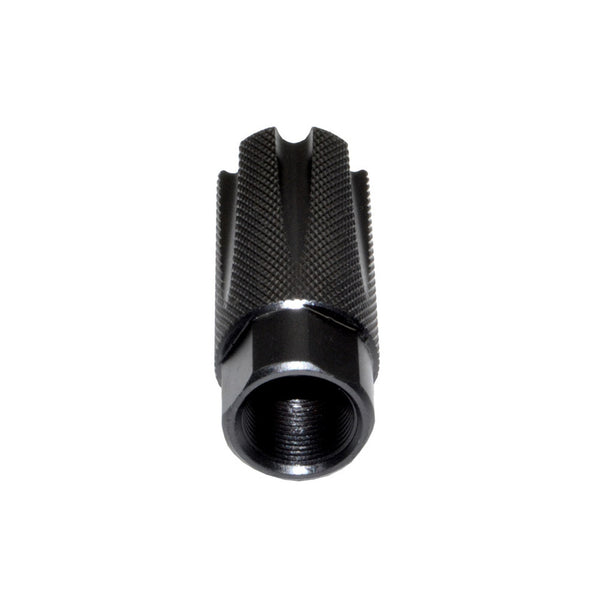TACPOOL Competition Grade Muzzle Brake Recoil Compensator with Black Knurled Phosphate finish