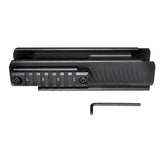 Remington 870 12 Gauge Pump Action Shotgun Forend Tri Rail - Aluminum - Black