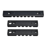 Keymod to Picatinny Adapter Aluminium Rail Kit For Keymod Handguard Rails - 2 X 5 Slot, 1 X 7 Slot - Choose Color