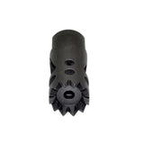 Steel Competition Grade Muzzle Brake Recoil Compensator For AR 10 .308/7.62 Nato, 5/8"x24 Thread, Gunmetal Black