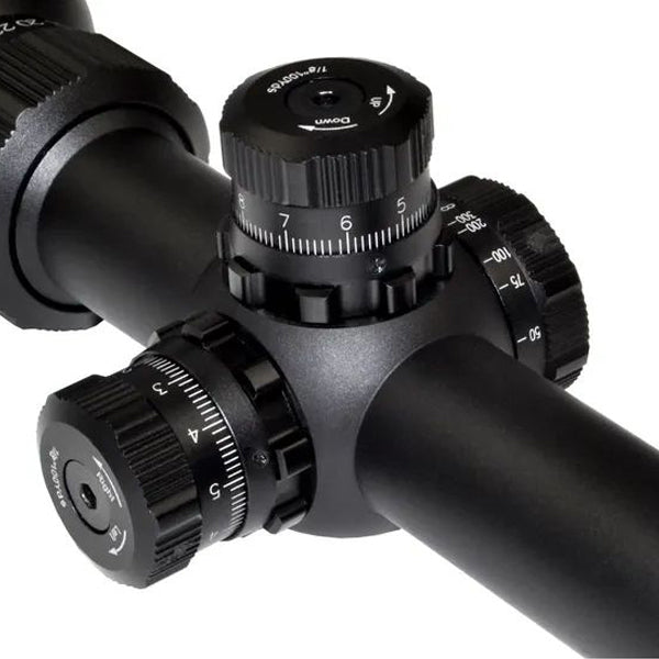 Presma Rxr Professional Series 6-24x50 Precision Scope, Side Ao, Rgb Rxr Glass Reticle, Fully Multi-coated, Mount, Batteries, Sunshade Inlcuded