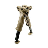 TACPOOL Heavy Duty Retractable Bipod Foregrip Adjustable Height