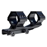 35mm High Profile One Piece Cantilever Offset Scope Mount - Aluminum - Black