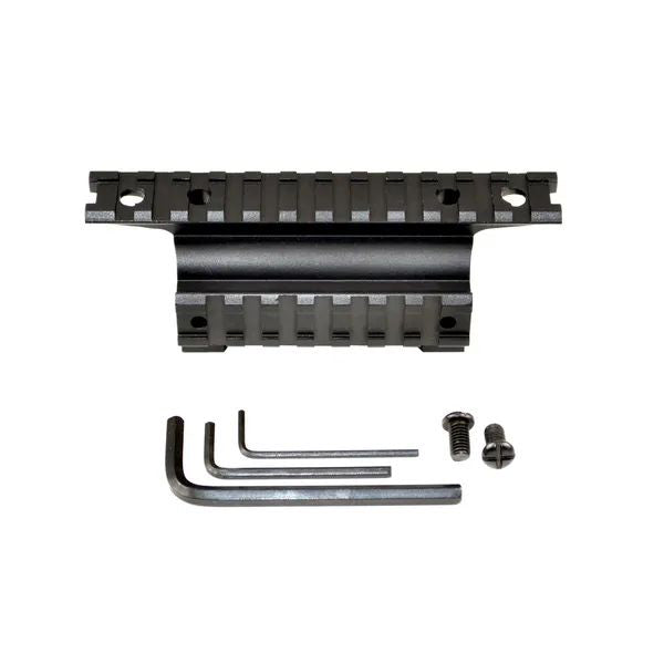 Aftermarket Claw Mount For Hk Mp5 G3 + Variants - Claw Mount Dual Picatinny Rail Mount - 19 Slots - Aluminum - Black