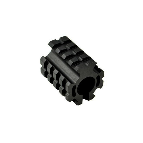TACPOOL AR-15 Low Profile 0.750" Quad Railed Gas Block with Pin for .223