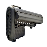Buttstock with Recoil Pad and 2 Sided Storage, Fits AR Mil Spec Adjustable Buffer Tubes.