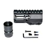 4.2"/9"/12.5"/13"/15"/16.5"/19.5" AR Pistol Free Float Handguard For AR-15 .223 / 5.56, Id 1.36"