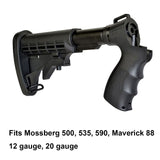 TACPOOL Rear Pistol Grip for Mossberg 500 Shotgun, Threaded for AR-15 Carbine Buffer Tube