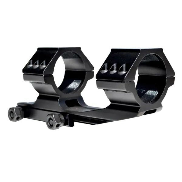 35mm High Profile One Piece Cantilever Offset Scope Mount - Aluminum - Black