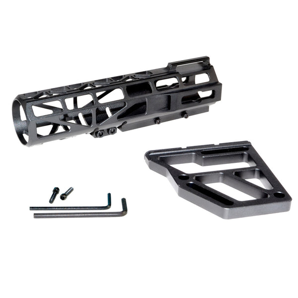 TACPOOL Super Light-Weighted Skeletonized AR Pistol Arm Brace, Anodized Aluminum