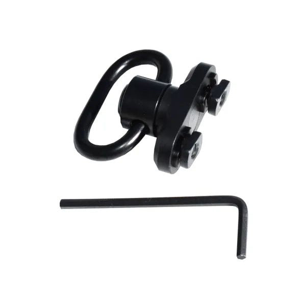 M-lok QR Sling Swivel Adapter 1.25" Push Button Quick Release Detach