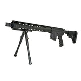 Tall Bipod For Picatinny Handguard Rail, Aluminum, Folding, Height Adjustable 9.75" To 12"