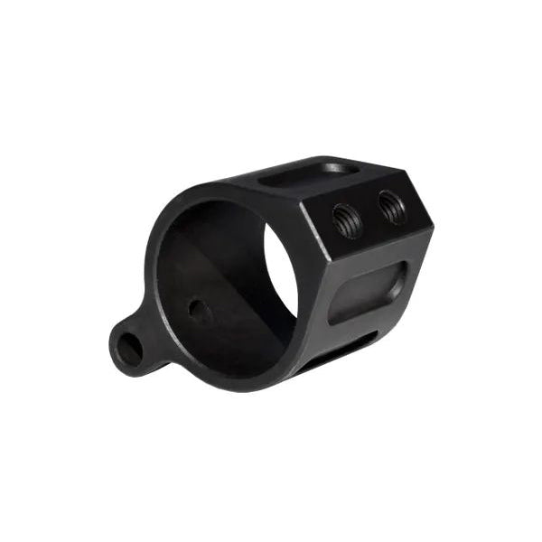 0.875" Low Profile Gas Block, Steel, Black