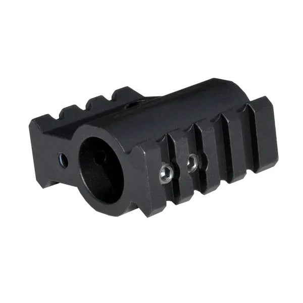 AR-15 High Profile 0.750" Railed Gas Block .223/5.56, Aluminum, Black