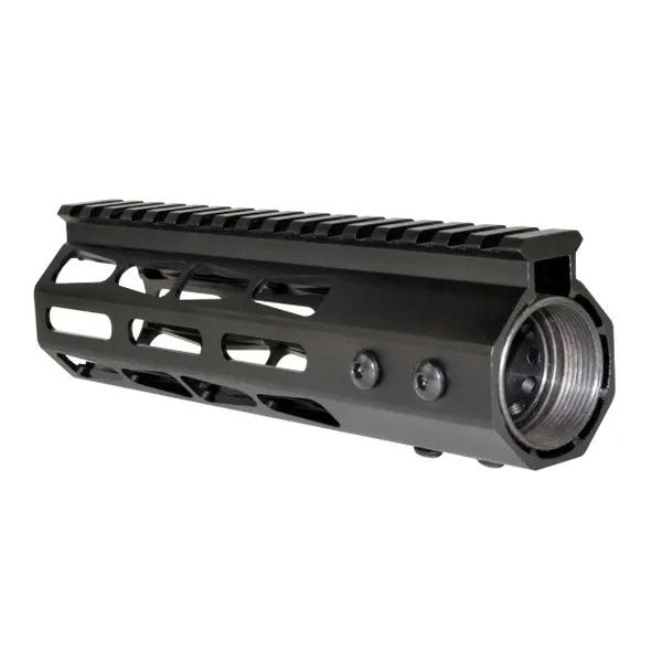 7"/ 10"/ 13"/ 15"/ 17"/ 19"  M-lok Free Float Handguard For AR-15, Id 1.44", 9oz, Fits 223 / 5.56, Black
