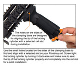 Tactical Ergonomics Fixed Vertical Foregrip with Side Rail