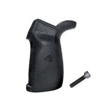 AR15 Rear Pistol Grip, Beavertail, Polymer With Rubberized Coating