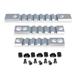 M-lok to Picatinny Adapter Rail Kit (black) for Mlok Handguard Rails - 2 X 5 Slot, 1 X 7 Slot