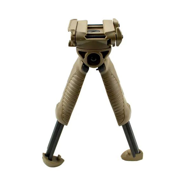 TACPOOL Heavy Duty Retractable Bipod Foregrip Adjustable Height