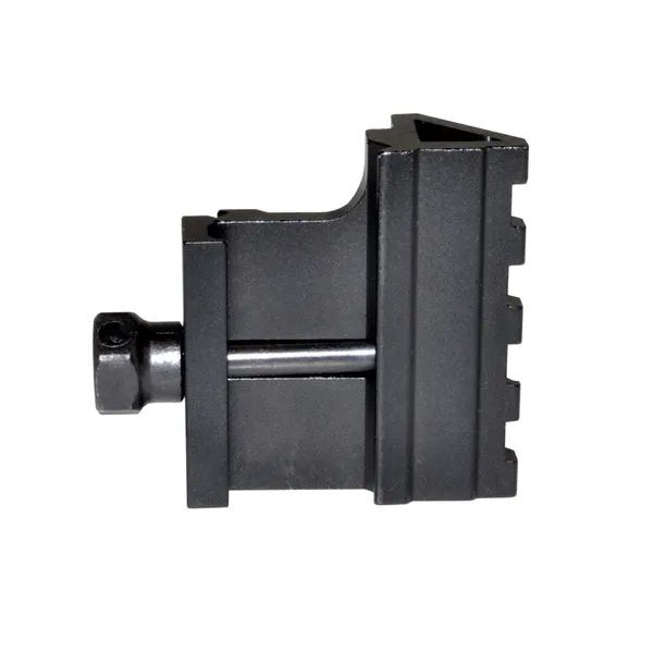 45 Degree Offset Rail Accessory Mount - Aluminum - Black